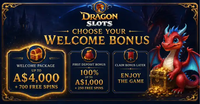 Dragon Slots Casino Login banner